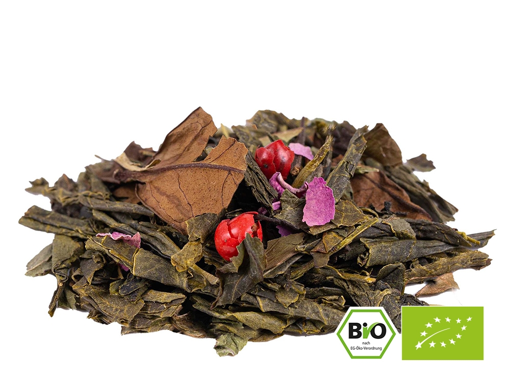 Rose küsst Minze BIO