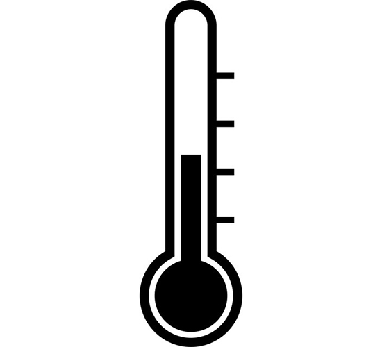 Wasser-Temperatur 70 °C